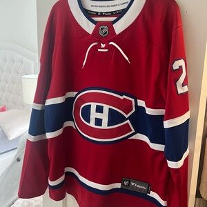 Cole caufield fanatics jersey, canadiens #22